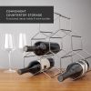 Gunmetal Geo Counter Top Wine Rack by Viski®