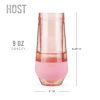 Champagne FREEZE™ in Blush Tint (set of 2) by HOST®