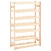 Wine Rack for 42 Bottles Pinewood