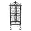 Wine Rack for 28 Bottles Metal