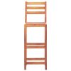 Bar Stools 4 pcs Solid Acacia Wood