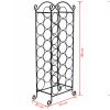 Wine Rack for 21 Bottles Metal
