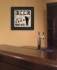 "Beer- Work Week" by Artisan Deb Strain; Ready to Hang Framed Print; Black Frame