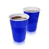 16 oz Blue Party Cups, 24 pack by True