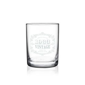 Vintage 1983 DOF Glass