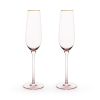 Rose Crystal Champagne Flute by Twine Living® (Set of 2)