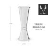 Large Stainless Steel Japanese Style Jigger by Viski®