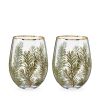 Woodland Stemless Wine Glass by Twine Living® (Set of 2)