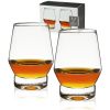 Heavy Base Crystal Whiskey Glasses 2ct by Viski