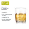 Eat, Drink, & Be Married DOF Glass