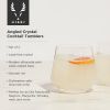 Angled Crystal Cocktail Tumblers by Viski®