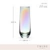 Luster Stemless Champagne Flute Set by Twine