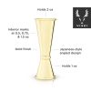 Large Gold Japanese Style Jigger by Viski®