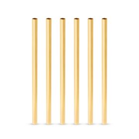 Gold Lowball Straws by Viski