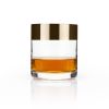 Bronze Rim Crystal Tumblers by Viski®