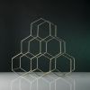 Gold Geo Counter Top Wine Rack by Viski®