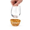 Island Stemless Wine Glass Set of 2 by Twine Living®