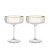 Meridian Coupe Glasses (set of 2) by Viski®