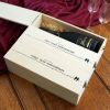 Newlywed's Anniversary Wooden Wine Box by Twine®