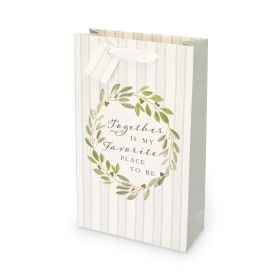Good Friends Good Wine Double-bottle Wine Bag by Cakewalk