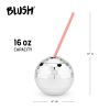 Silver Disco Ball Drink Tumbler by Blush®