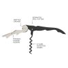 Truetap™: Double-Hinged Corkscrew in Red