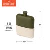 Matte Army Green Flask by Foster & Rye™