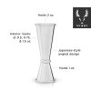 Large Stainless Steel Japanese Style Jigger by Viski®