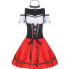 German Beer Maid Costume Women Oktoberfest Dirndl Dress Adult Halloween Party Outfit